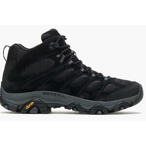 Merrel Moab 3 Mid Black Night Hiking Boots Men's Size 9.5 New Shoe